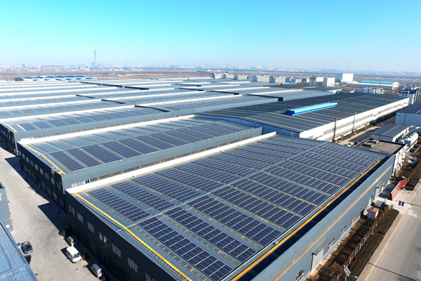 天津30MW工業屋頂光伏電站